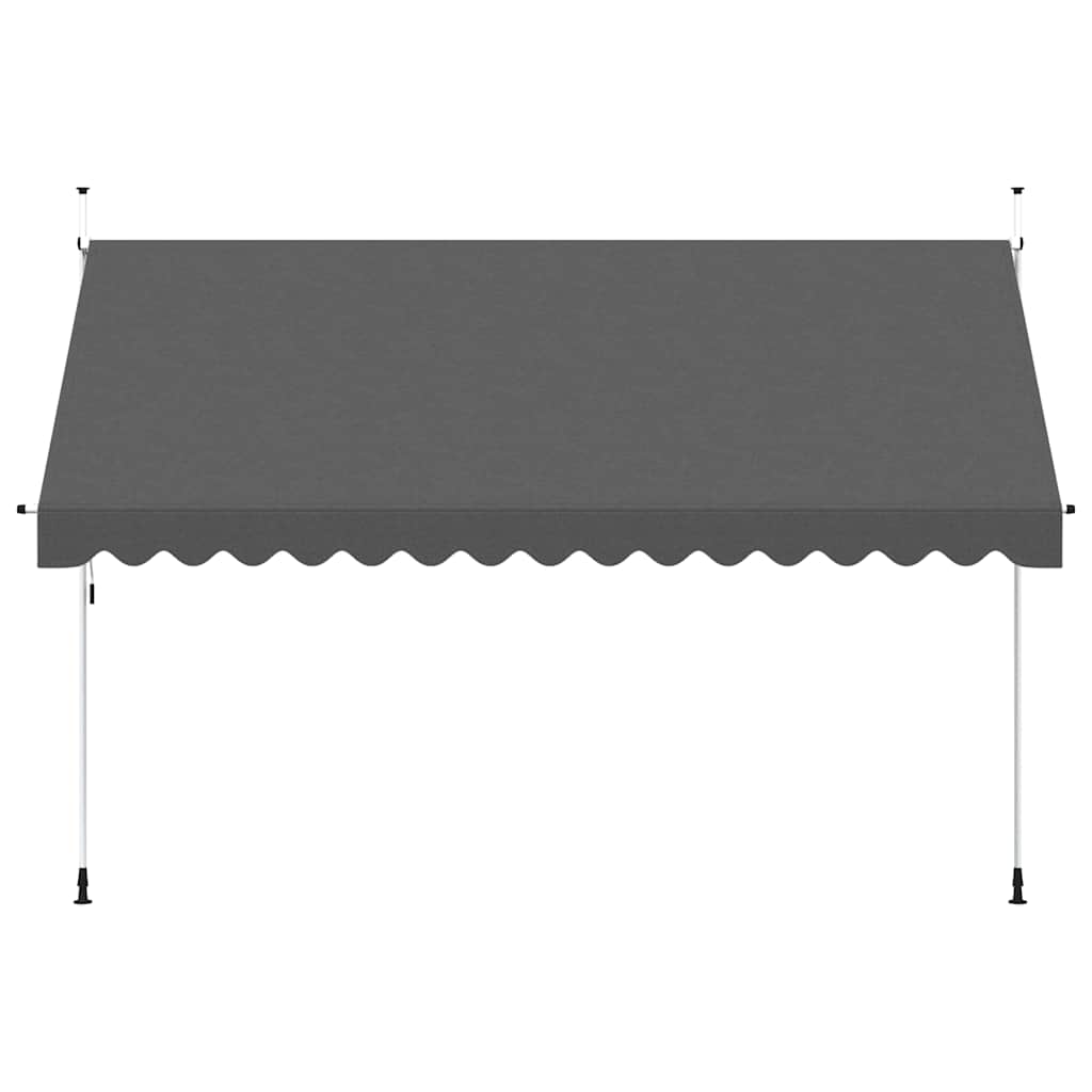 Tenda na ručno uvlačenje 400 cm antracit