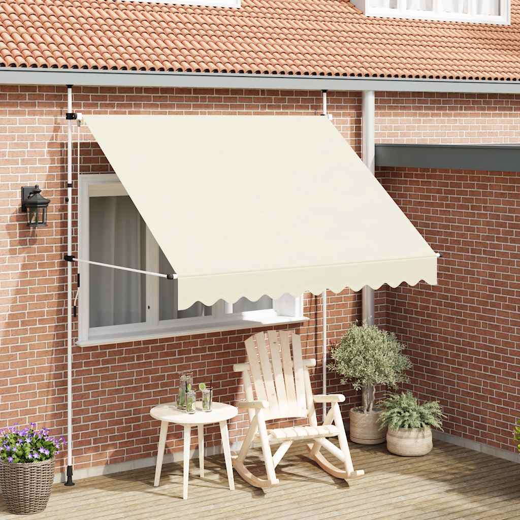 Tenda na ručno uvlačenje 250 cm krem