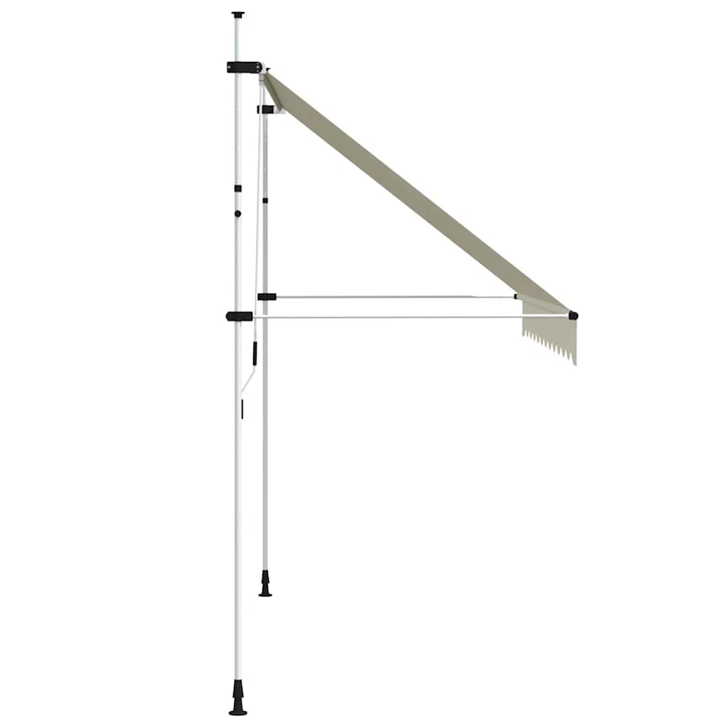 Tenda na ručno uvlačenje 300 cm krem