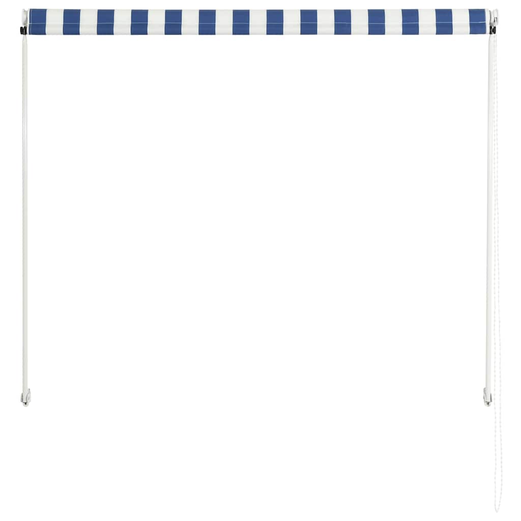Tenda na uvlačenje 150 x 150 cm plavo-bijela