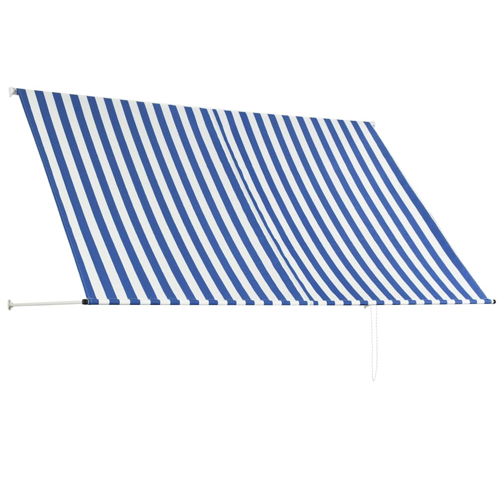 Tenda na uvlačenje 250 x 150 cm plavo-bijela