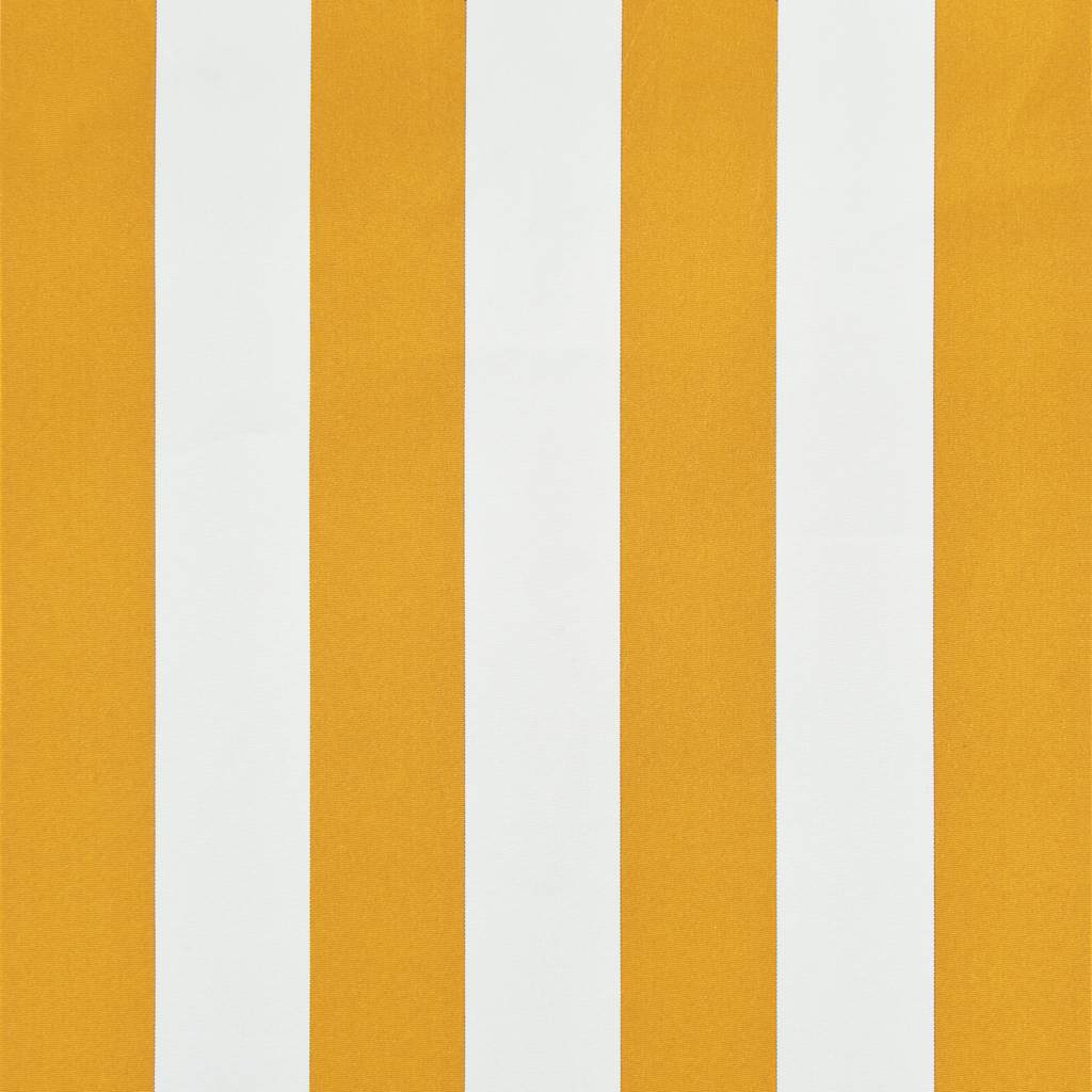 Tenda na uvlačenje 150 x 150 cm žuto-bijela
