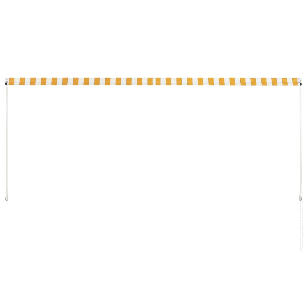 Tenda na uvlačenje 300 x 150 cm žuto-bijela