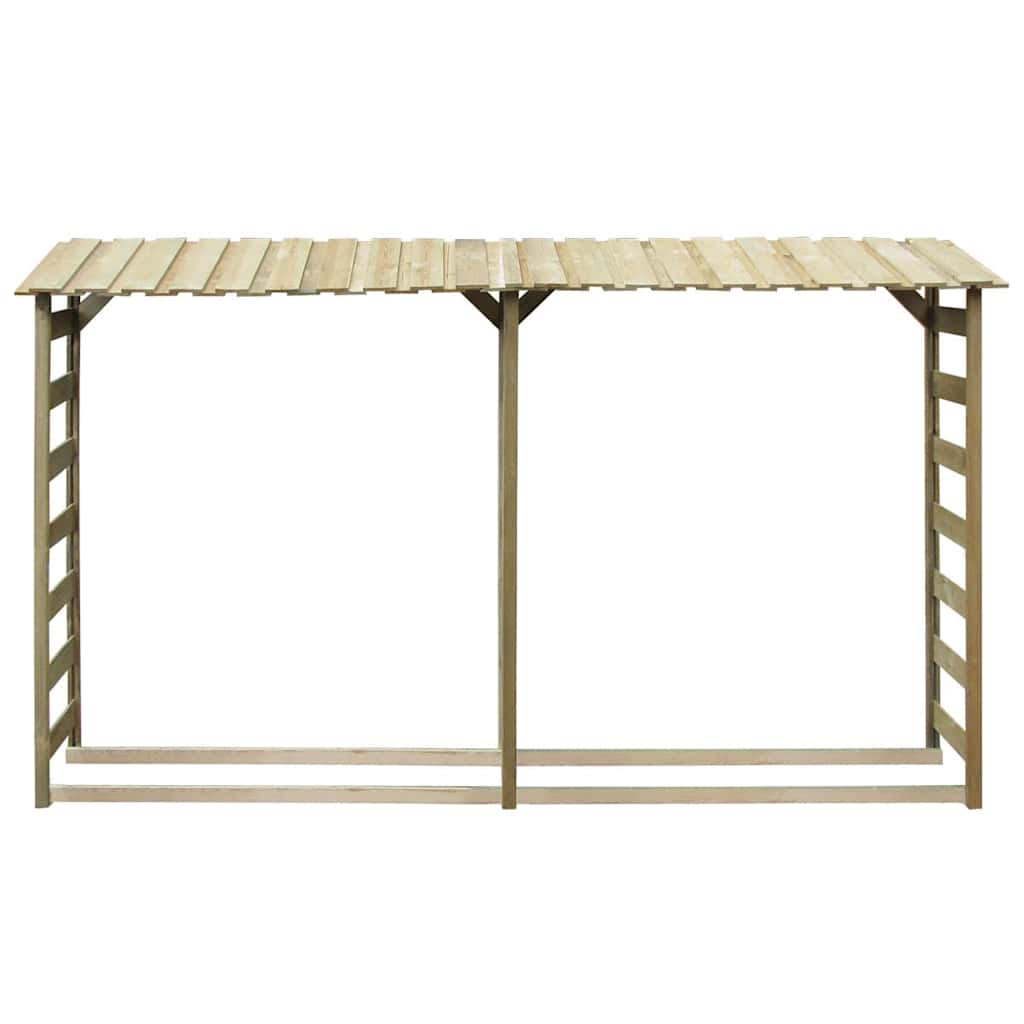 Spremište za drva 300 x 44 x 176 cm od impregnirane borovine