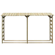 Spremište za drva 300 x 44 x 176 cm od impregnirane borovine