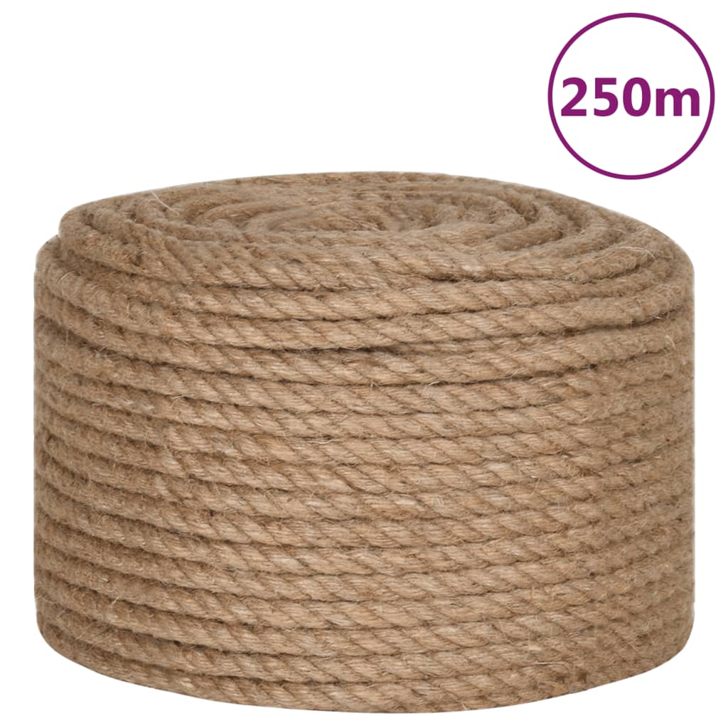 Uže od 100 % jute 14 mm 250 m