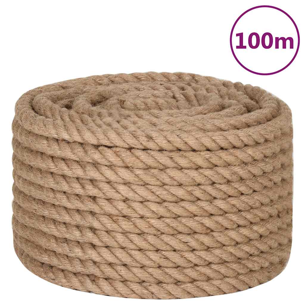 Uže od 100 % jute 20 mm 100 m