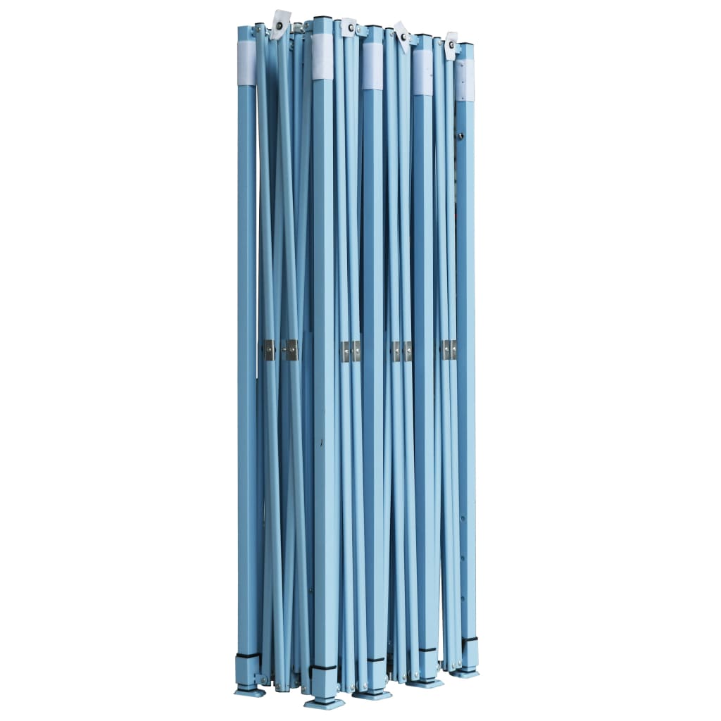 Sklopivi šator za zabave s 8 bočnih zidova 870x291x315 cm krem