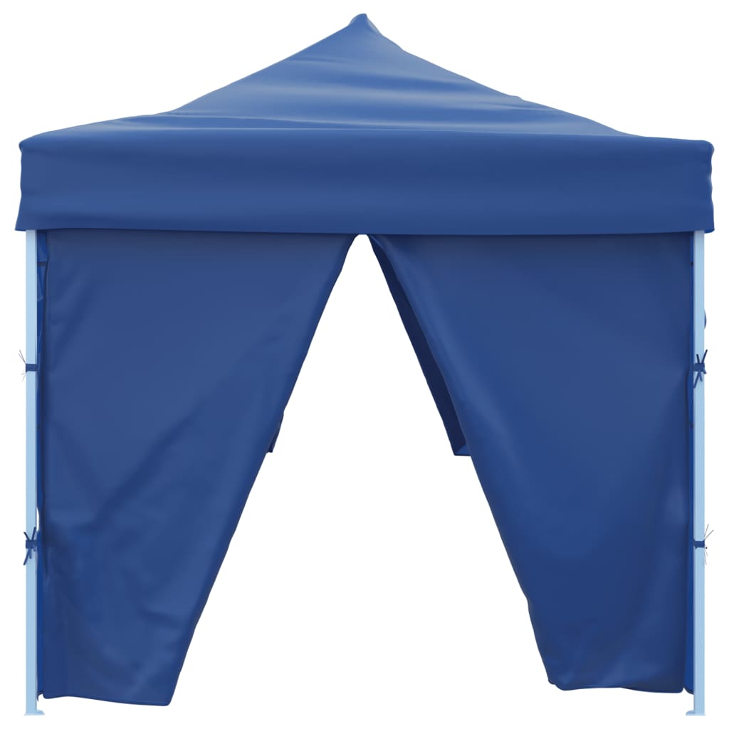 Sklopivi šator za zabave s 8 bočnih zidova 870x291x315 cm plavi