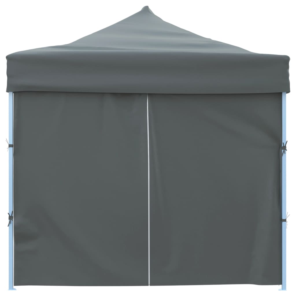 Sklopivi šator za zabave s 8 bočnih zidova 870x291x315 cm antracit