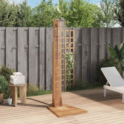 Vrtni tuš od masivne tikovine 70 x 75 x 204 cm
