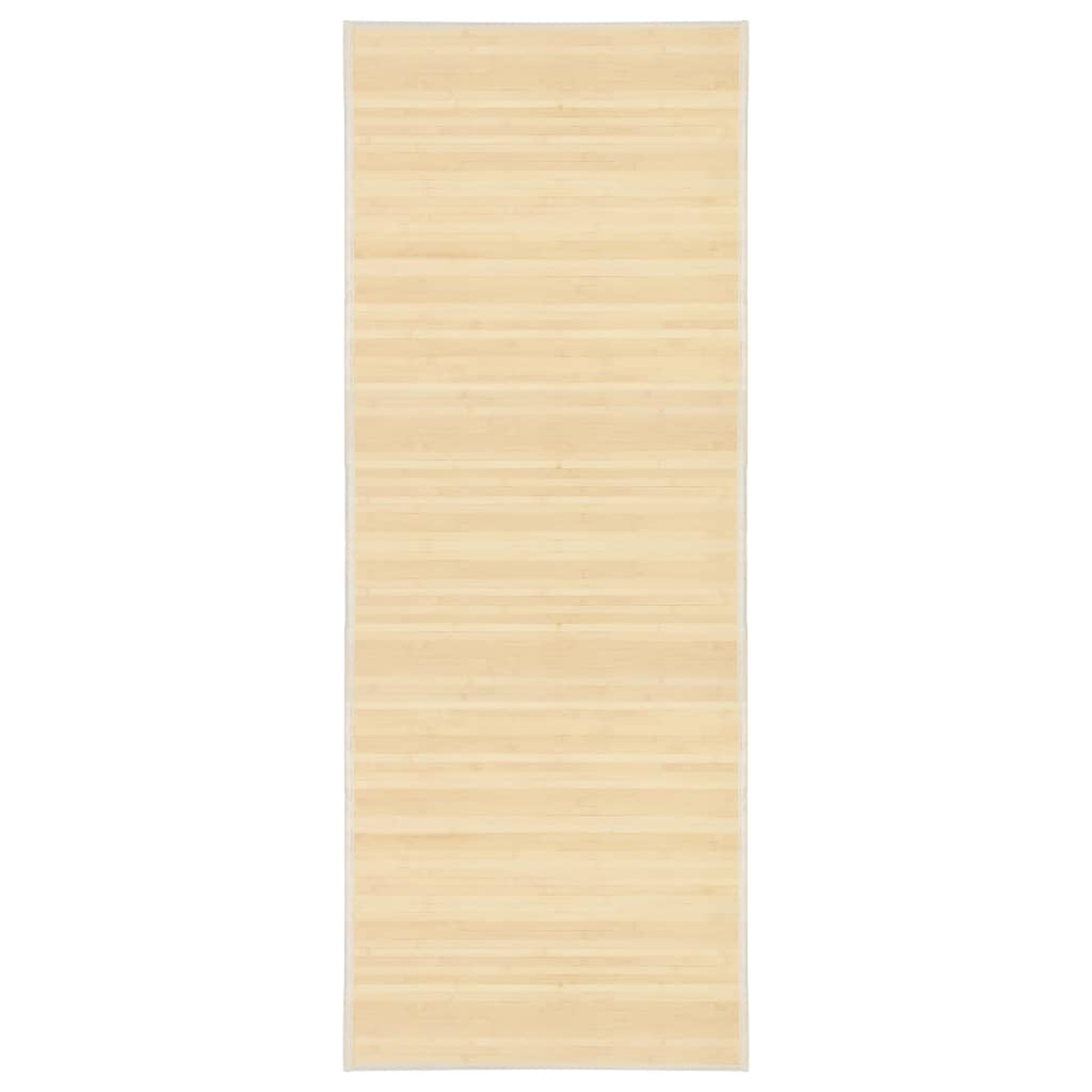 Tepih od bambusa 80 x 200 cm prirodna boja