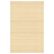 Tepih od bambusa 100 x 160 cm prirodna boja