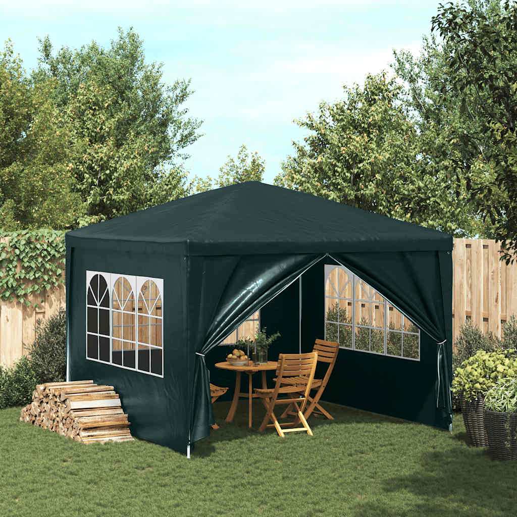 Šator za zabave 3 x 3 m zeleni