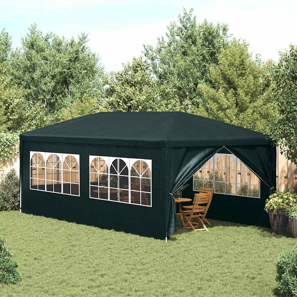 Šator za zabave 3 x 6 m zeleni