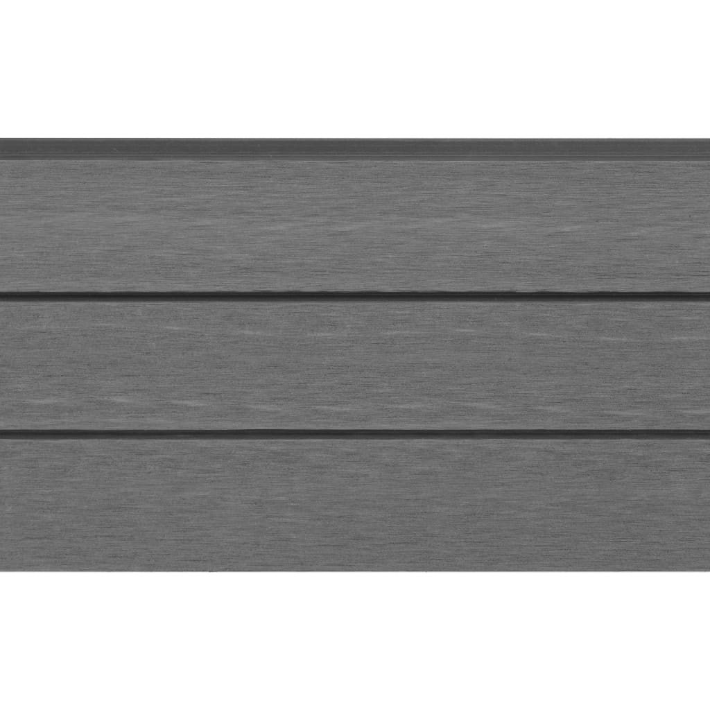 Zamjenske daske za ogradu 9 kom WPC 170 cm sive