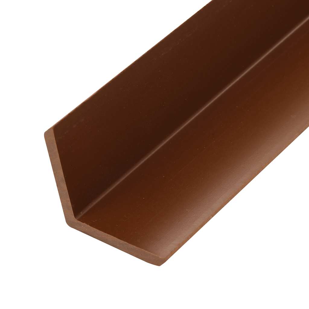 5 kutnih podnih letvica WPC 170 cm svjetlosmeđe