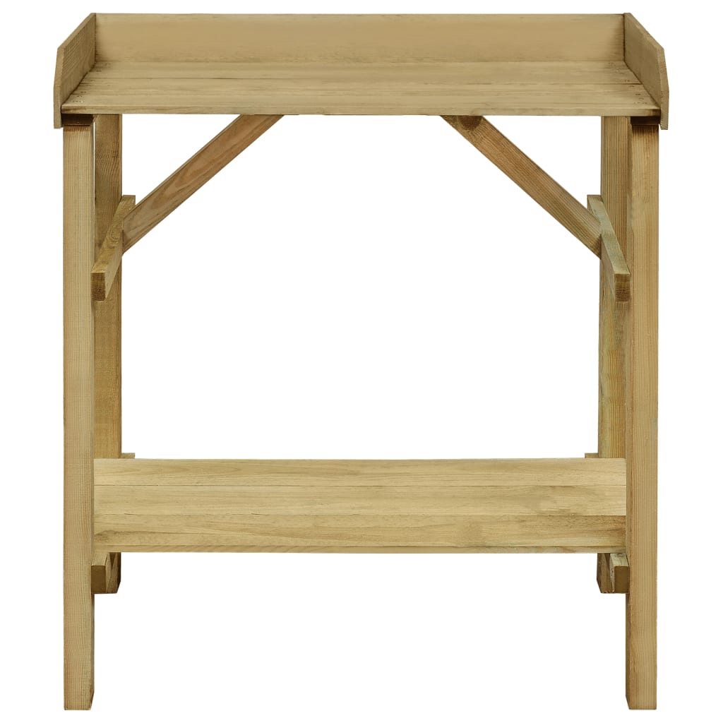Vrtni stolić za sadnju od impregnirane borovine 75 x 40 x 90 cm