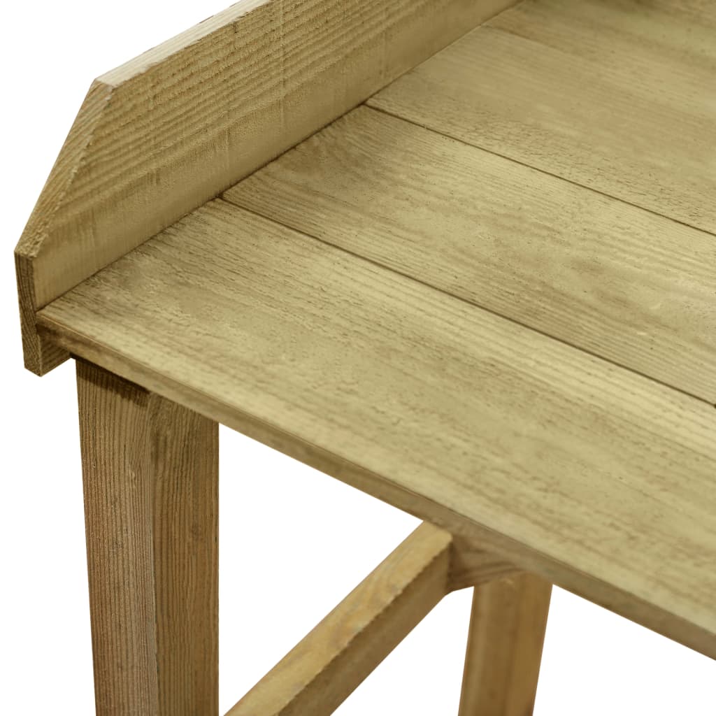 Vrtni stolić za sadnju od impregnirane borovine 75 x 40 x 90 cm