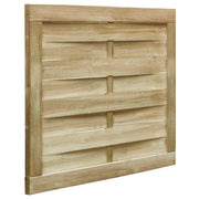 Vrtna vrata od impregnirane borovine 100 x 75 cm zelena
