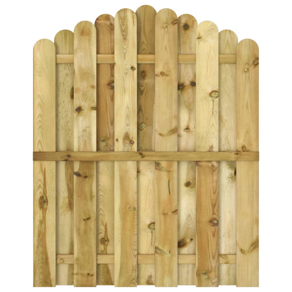 Vrtna vrata od impregnirane borovine 100 x 125 cm