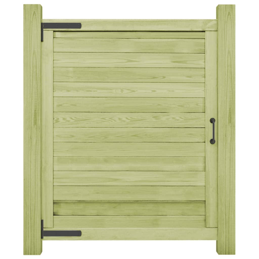 Vrtna vrata od impregnirane borovine 125 x 100 cm