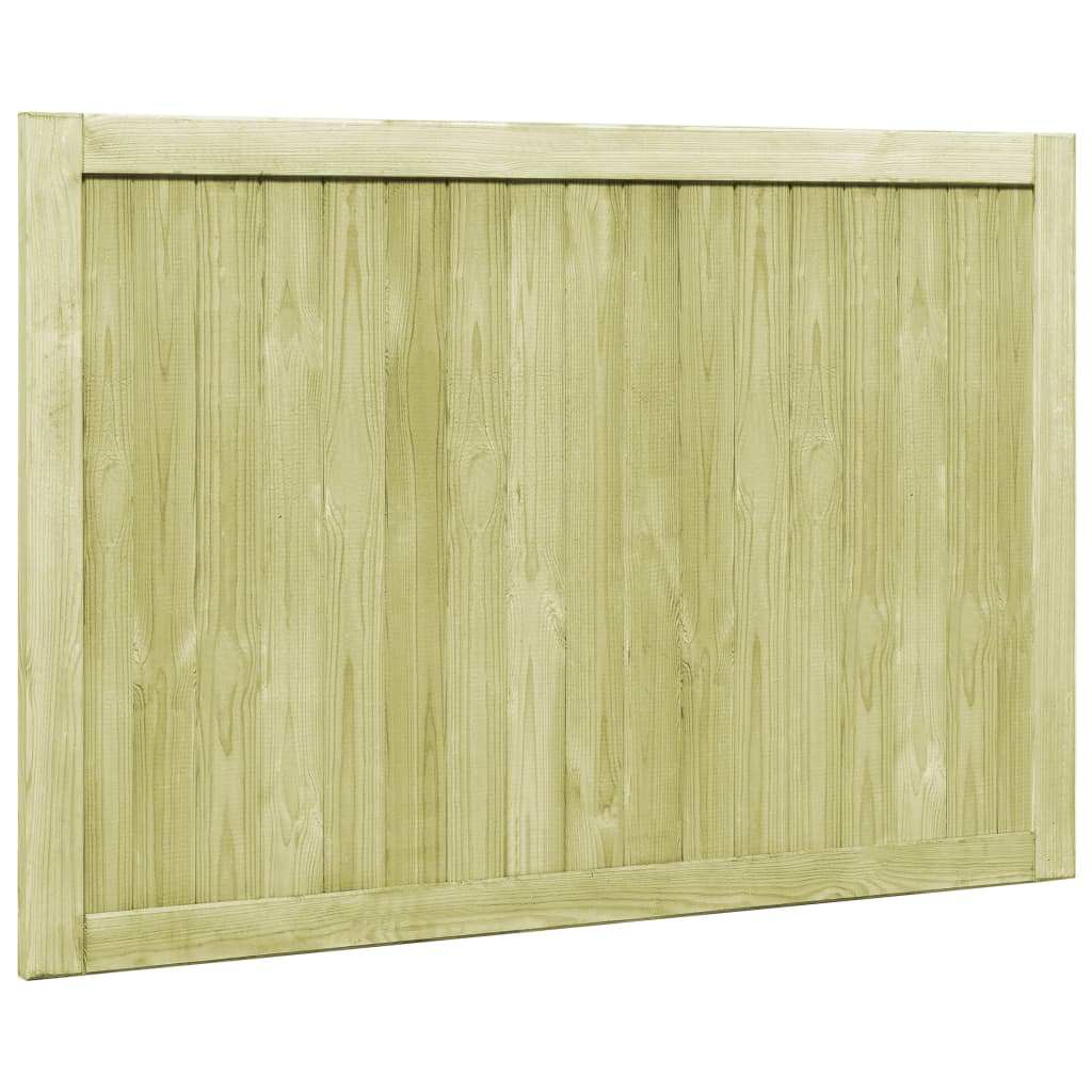 Vrtna vrata 2 kom od impregnirane borovine 300 x 100 cm
