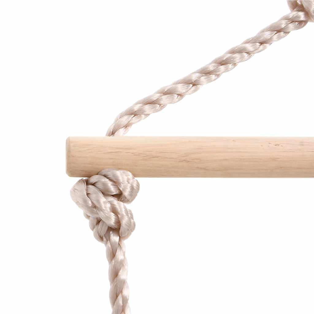 Sjedalo za ljuljačku s ljestvama od užeta plavo 37 x 15 cm PE