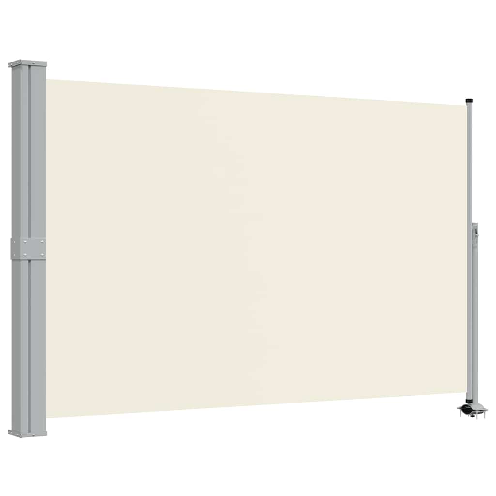 Uvlačiva bočna tenda za terasu 160 x 300 cm krem