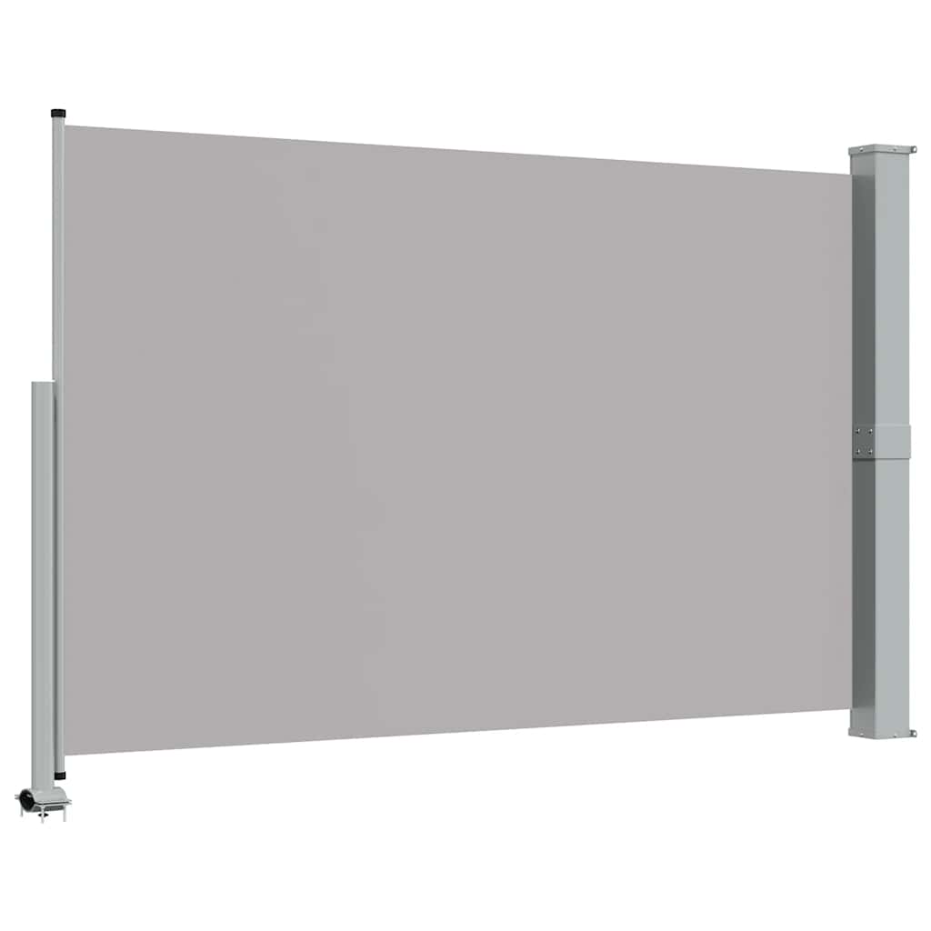 Uvlačiva bočna tenda za terasu 160 x 300 cm siva
