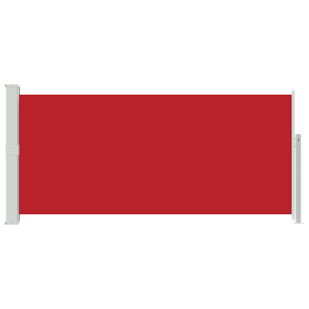 Uvlačiva bočna tenda 140 x 300 cm crvena
