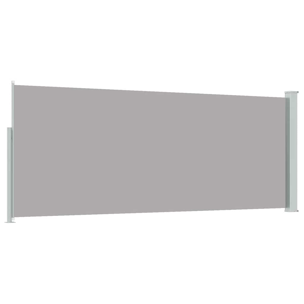 Uvlačiva bočna tenda 120 x 300 cm siva