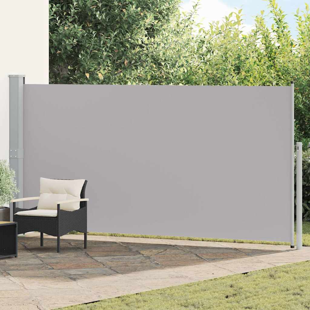Uvlačiva bočna tenda 160 x 500 cm siva