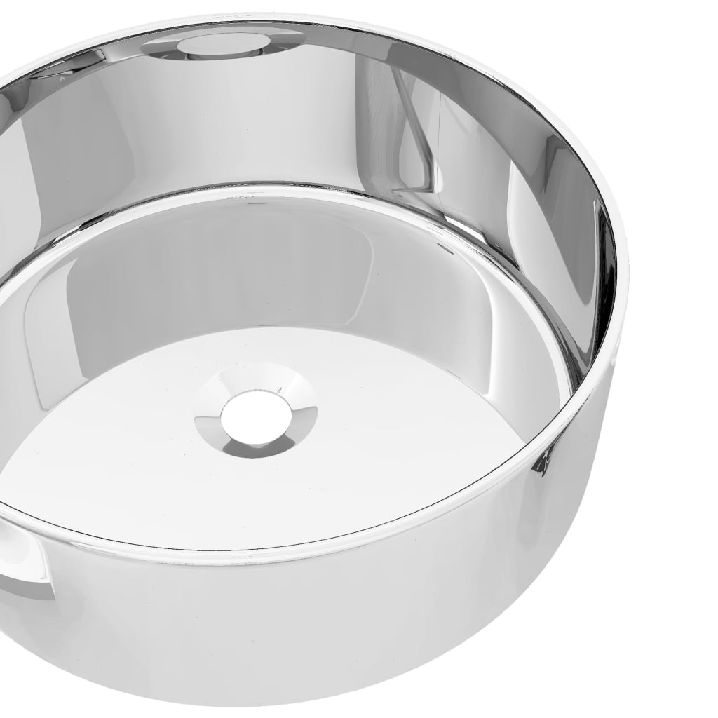 Umivaonik 40 x 15 cm keramički srebrni