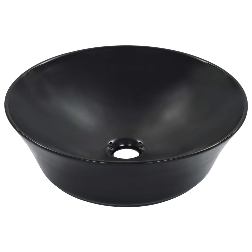 Umivaonik 41 x 12,5 cm keramički crni