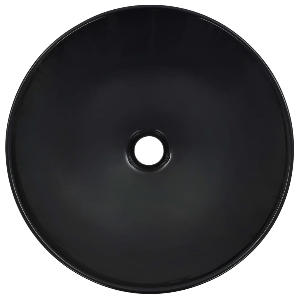 Umivaonik 41 x 12,5 cm keramički crni