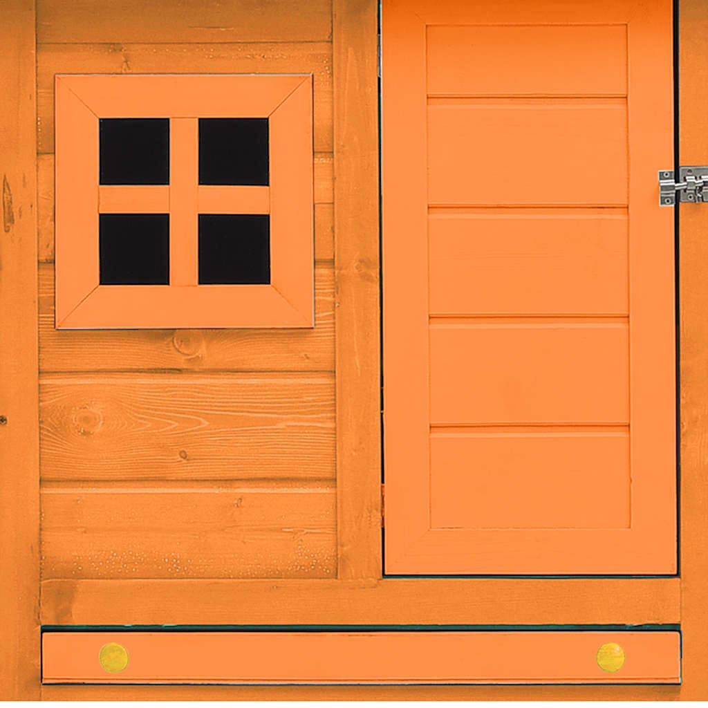 Kavez za kokoši od masivne borovine i jelovine 170x81x110 cm