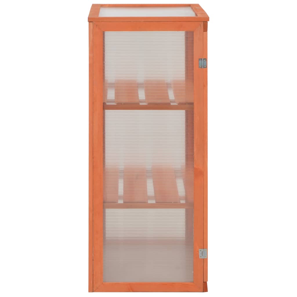 Staklenik od drva 75 x 47 x 109 cm