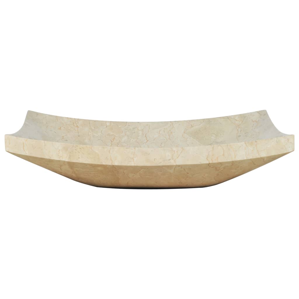 Umivaonik 50 x 35 x 12 cm mramorni krem