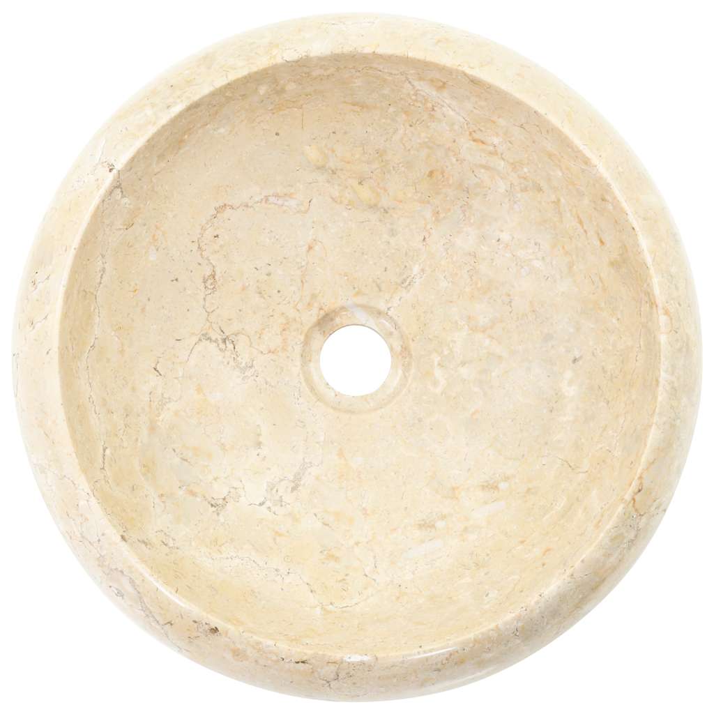 Umivaonik 40 x 12 cm mramorni krem
