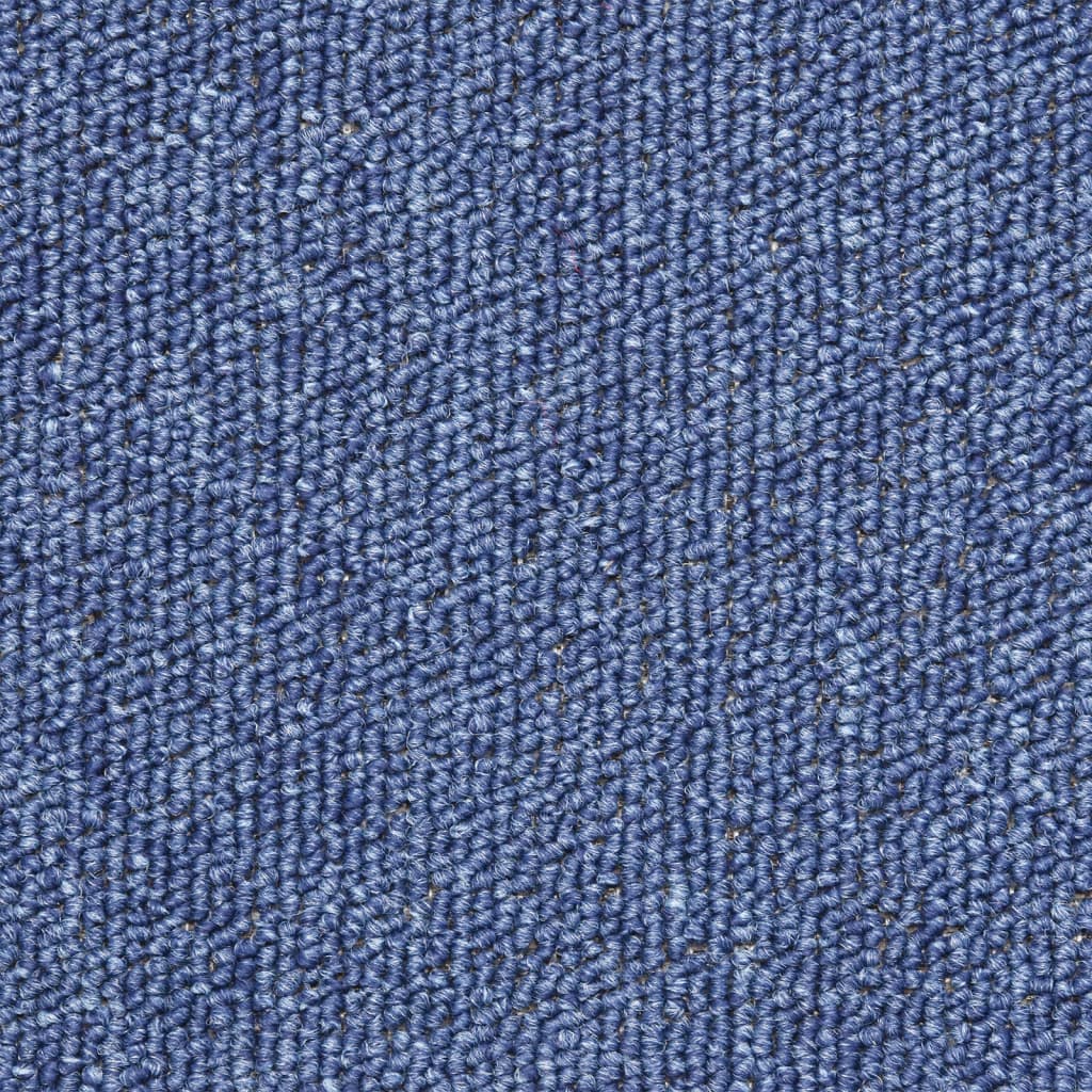 Prostirke za stepenice 15 kom 56x17x3 cm plave poluokrugle
