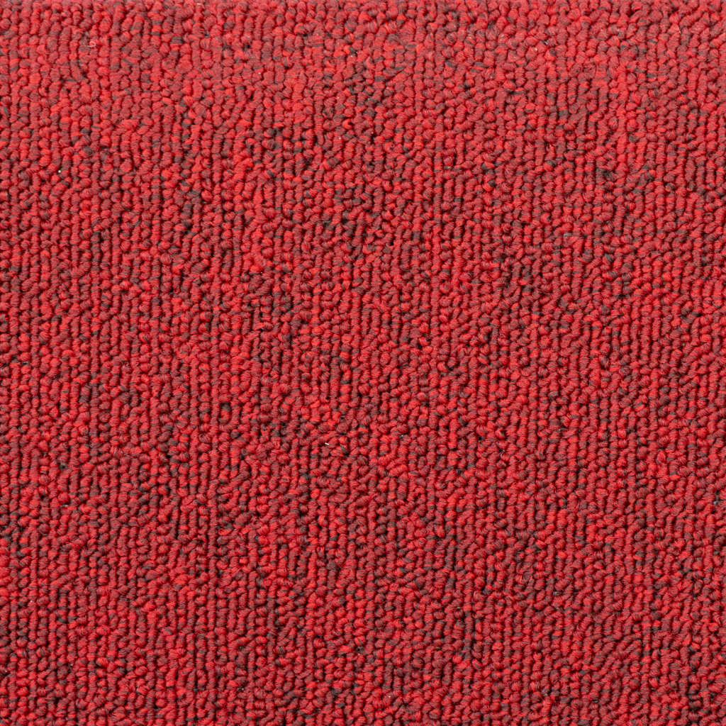 Prostirke za stepenice 15 kom 65x24x4 cm crvene poluokrugle velike