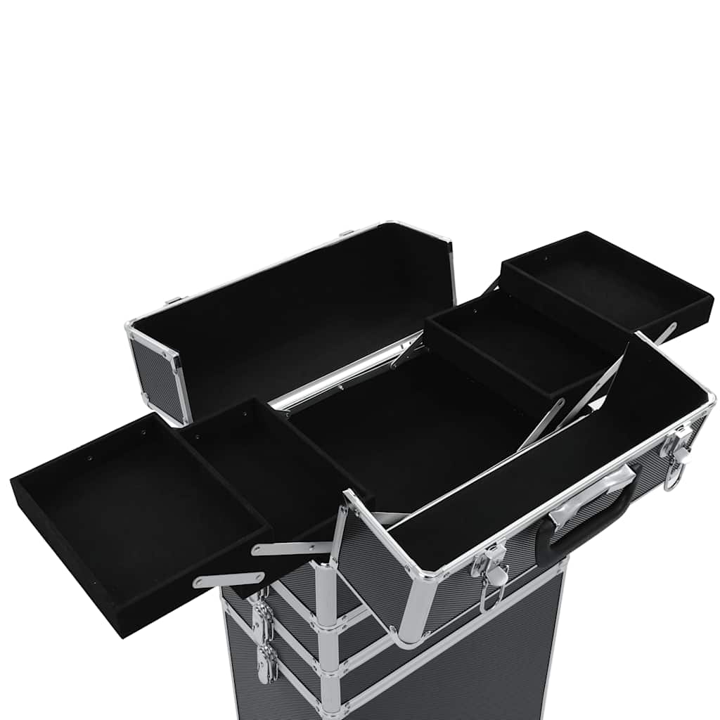 Kolica za šminku aluminijska crna