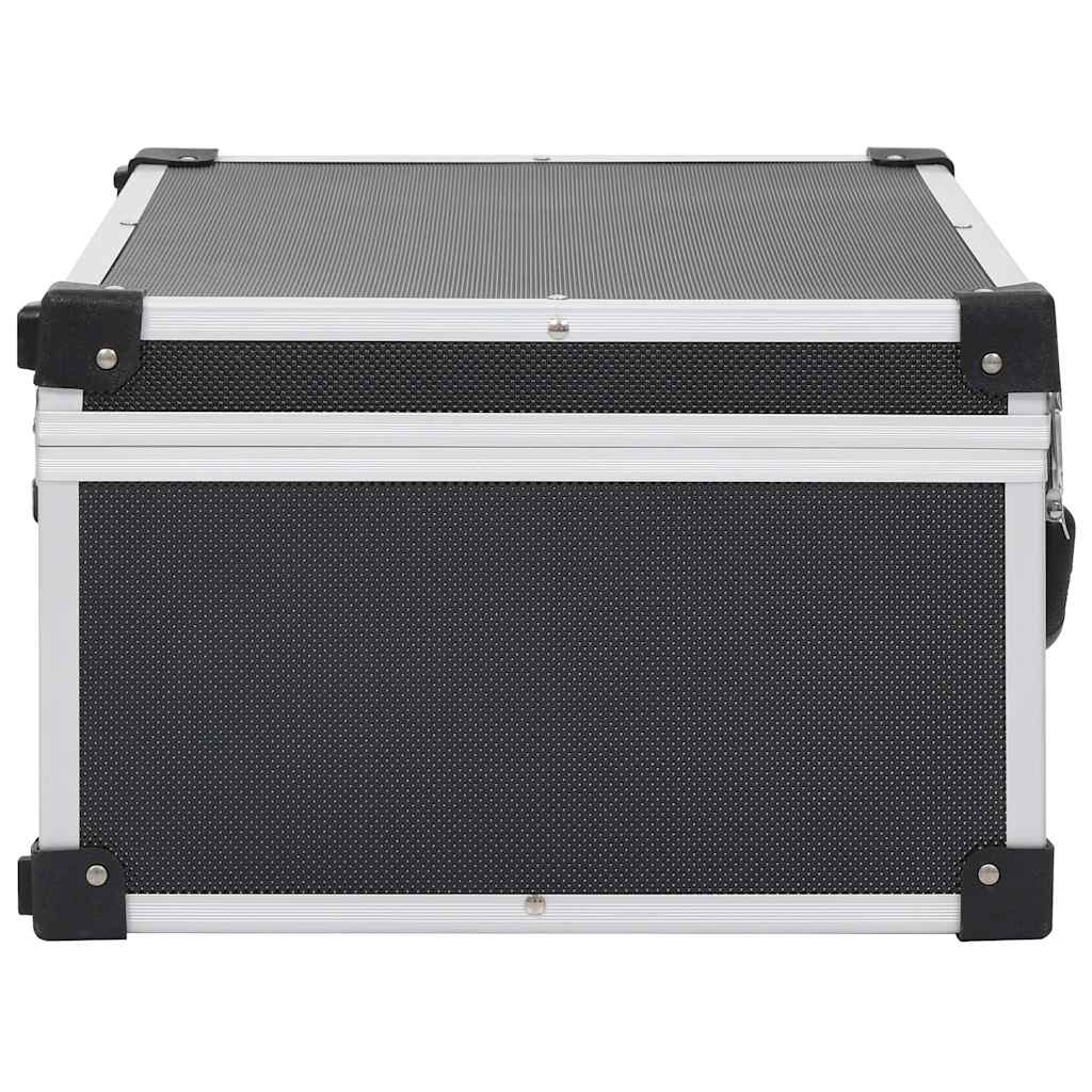 Kutija za 60 CD-ova aluminijska ABS crna