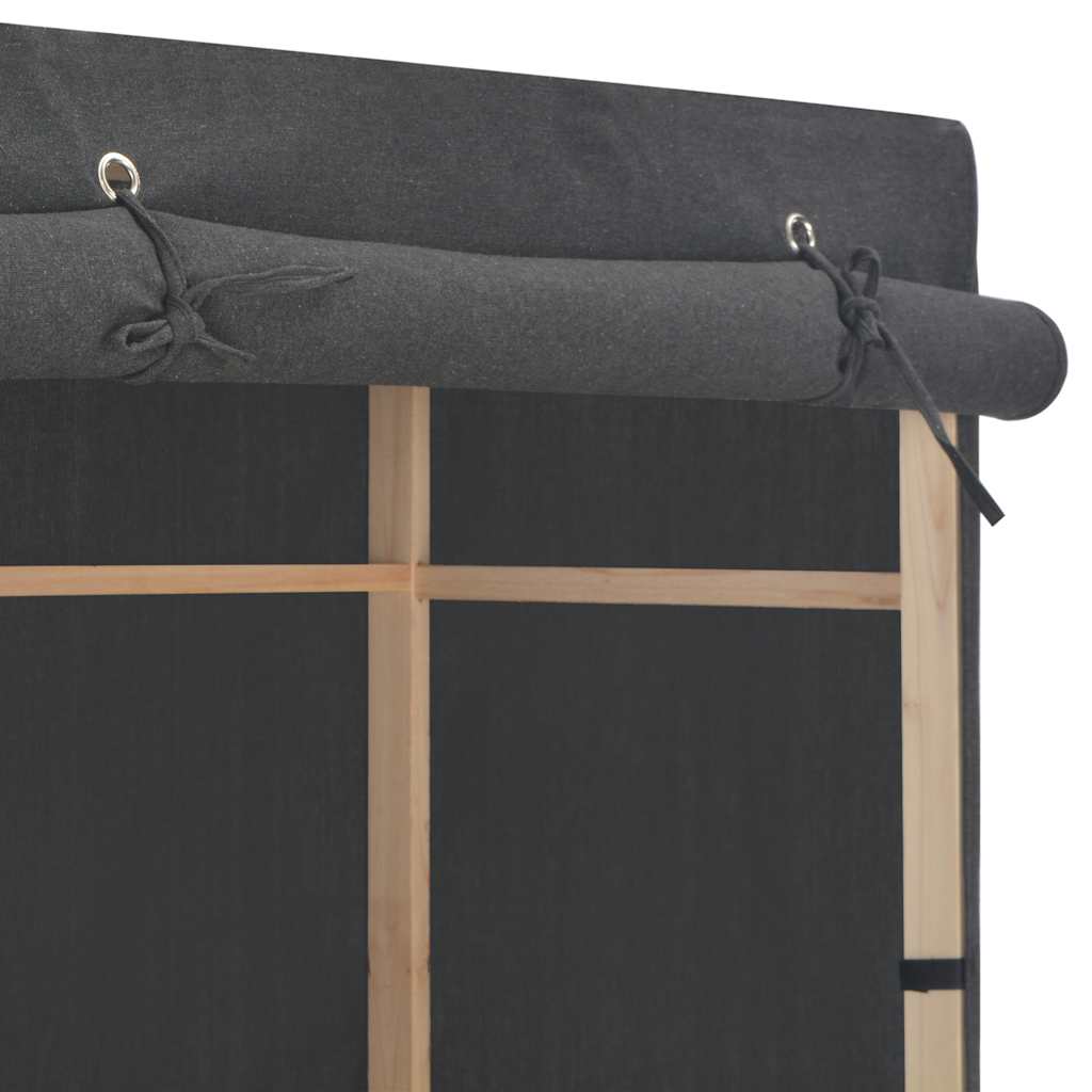 Ormar od tkanine sivi 79 x 40 x 170 cm