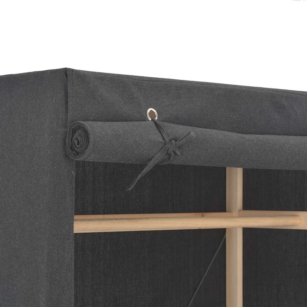 Ormar od tkanine sivi 79 x 40 x 170 cm