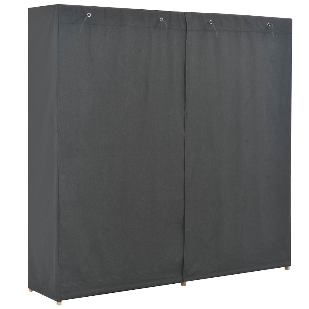 Ormar od tkanine sivi 200 x 40 x 170 cm