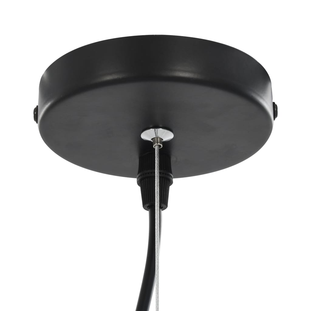 Stropne svjetiljke 2 kom crno-zlatne polukuglaste 40 cm E27