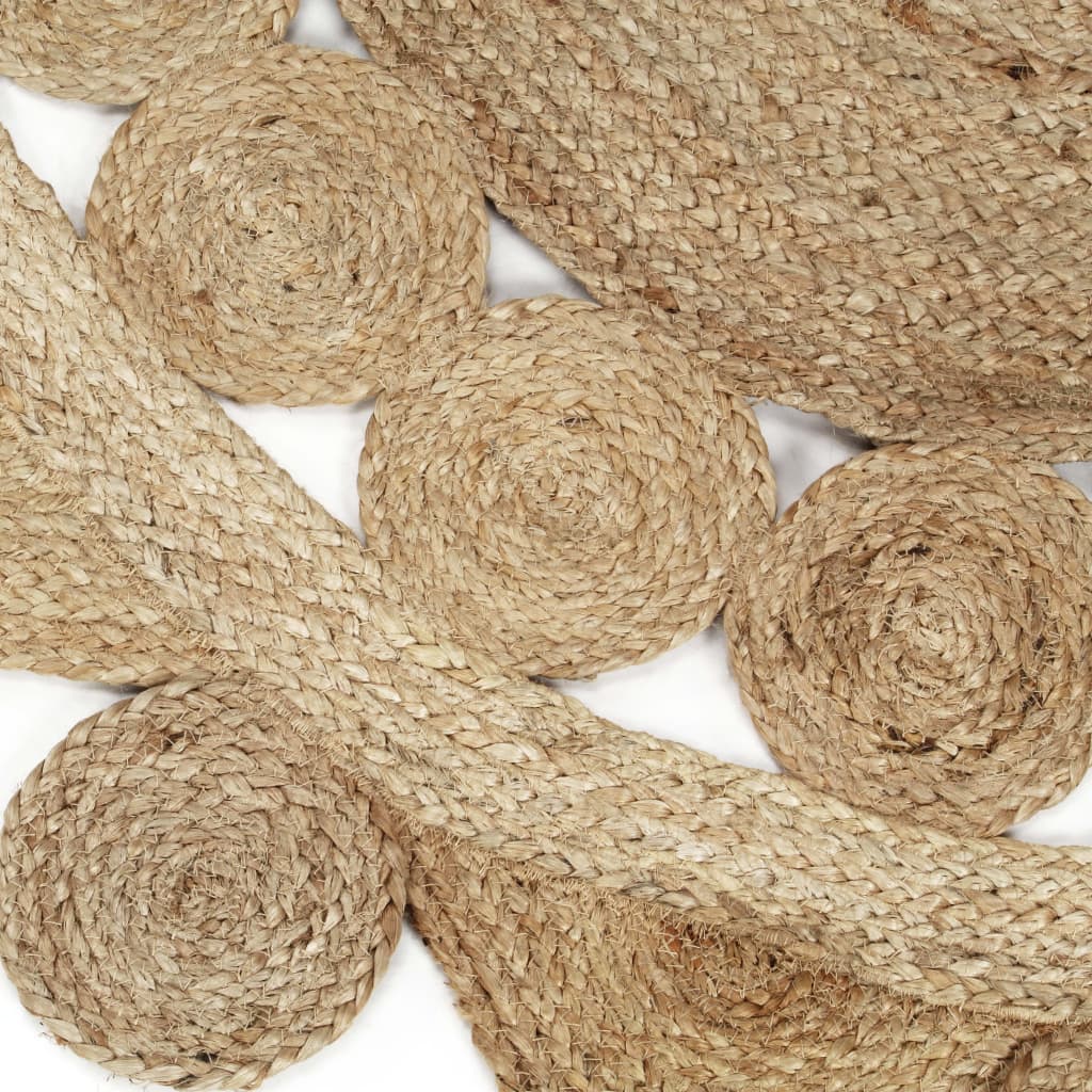 Ručno rađeni pleteni tepih od jute 150 cm