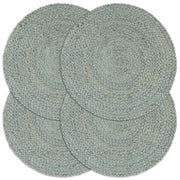 Podmetači 4 kom obični/maslinasti 38 cm okrugli od jute